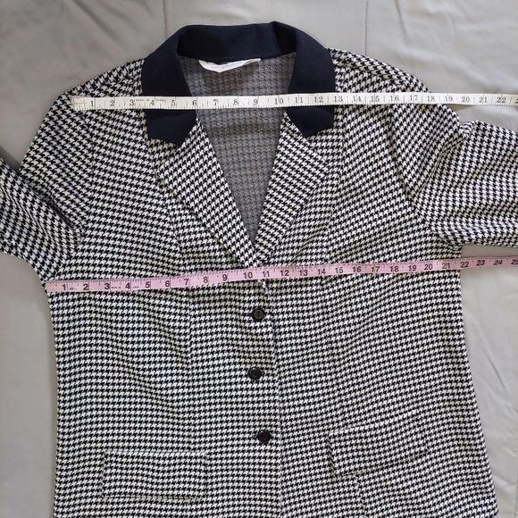 Vintage JCPenney Houndstooth Blazer Jacket - Picture 6 of 11